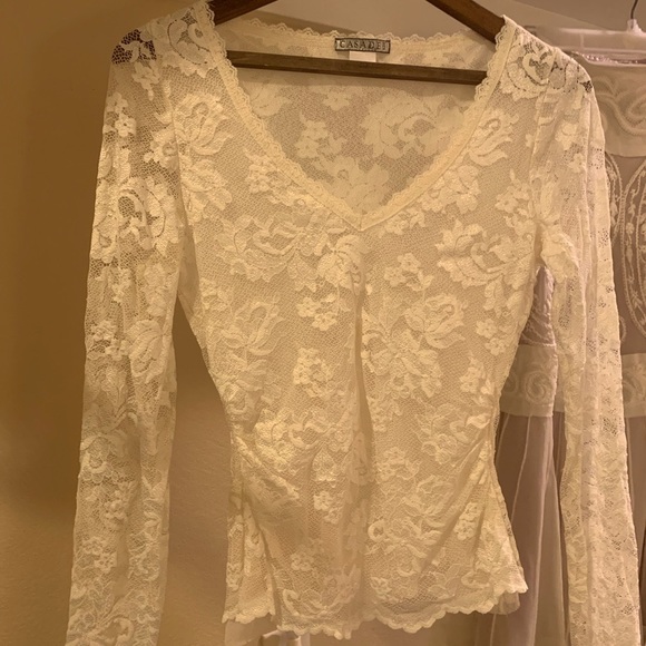 Lace Top alone or has a skirt sold separately. - Picture 1 of 2